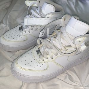 AF1 high tops. size 7Y fits women size 8.5